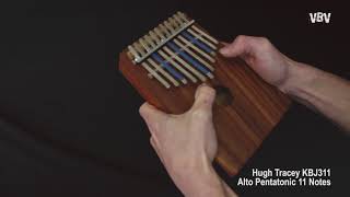 KBJ311 AMI Hugh Tracey - Kalimba Alto Pentatonic 11 Notes Box-Resonator