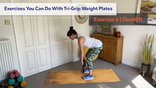 Exercises You Can Do With Tri-Grip Weight Plates | Exercise 6 | Romanian Deadlift