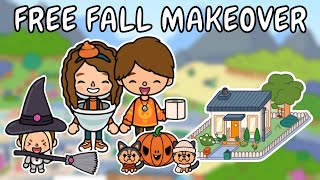 FREE 🎃 Halloween Inspired Fall Home 🍂 Toca Boca Free House Ideas ✨ TOCA GIRLZ