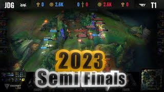 Semi Finals T1 vs JDG - WORLDS 2023 - Main Plays