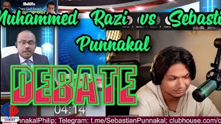 Muhammed Razi vs Sebastian Punnakal debate."Does God Exist?  #sebastian #essence #neuronz #malayalam