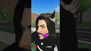 Spying On My Weird Strict Grandma In Roblox Snapchat! #roblox #shorts