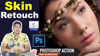 Skin Airbrushing Magic Retouch Free Photoshop Actions Download