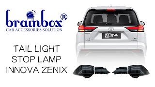 02465 Tail Light Toyota Innova Zenix Smoke Stop Brake Lamp Lampu Mundur