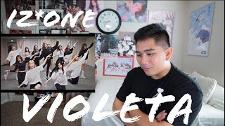 WIZONE REACTS TO IZ*ONE (Violeta) Dance Practice Close up Ver.