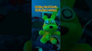 Making Fnaf movie Springtrap custom plush#fnaf #fnafmovie #fnafplush #springtrap