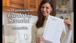 Como montar um cardápio semanal