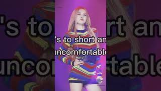 Rosé's worst and best stages outfit #blackpink #rosé