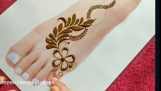 Bold Arabic Dubai style leg mehndi design|| Dubai Henna design #dubai #mehndi #simplemehndi