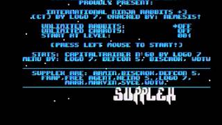 Supplex - International Ninja Rabbits +3 Cracktro / Trainer (Amiga 1991)