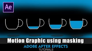 After Effects Tutorial  ||  Liquid in a Glass || Motion Graphic BASIC