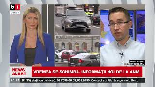 ANM anunță o vreme cu diferențe mari de la o zi la alta. Ninsorile nu vor fi doar la munte_ȘtiriB1TV