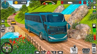 Real Uphil Bus Driving 3D 2024 - Coach Bus Offroad Drive Simulator : Android Gameplay #8