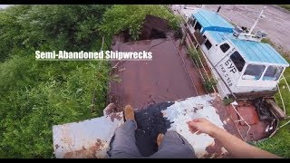 Exploring Semi-Abandoned Shipwrecks in Russia