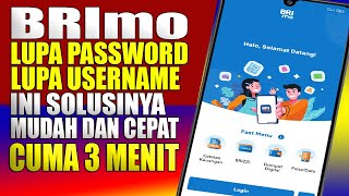 CARA MELIHAT KATA SANDI BRI MOBILE  solusi lupa username brimo