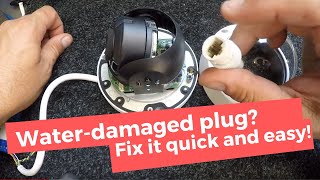 Hilltop Workshop | Hikvision IP Camera plug repair.