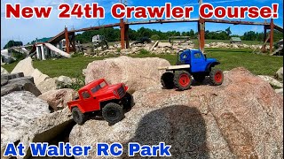 24th Scale Crawling at Walter RC Park! | FMS FCX24 & Axial SCX24