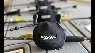 Savage Angler Neoprene Baitcast Reel Cover