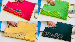 4 Blouse Designs Cutting and stitching Back Neck Blouse Designs | Blouse Ki Design