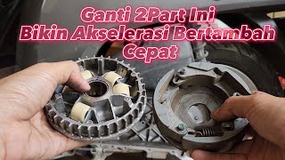 UPGRADE PERFORMA CVT  HONDA SCOOPY/BEAT UNTUK PEMULA|| Akselerasi Bertambah Cepat