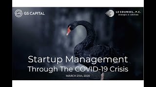 Startup Management Through The COVID-19 Crisis