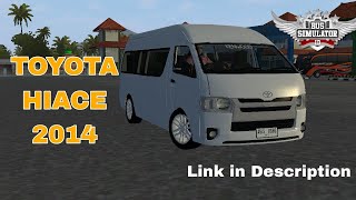 Toyota Hiace 2014 Mod for Bussid | AR GAMING | Bussid