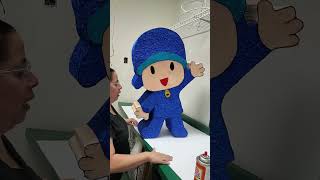 como quedo terminada la piñata pocoyo y ely la elefantita