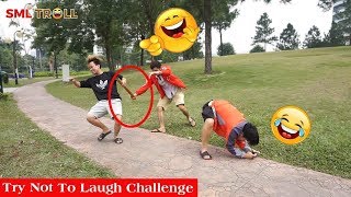 TRY NOT TO LAUGH - Funny Comedy Videos and Best Fails 2019 by SML Troll Ep.63