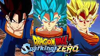 Dragon Ball Sparking Zero - All Vegito Transformations, Supers & Ultimates (4K 60FPS)