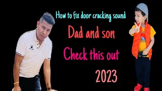 How to fix door creaking sound 2023