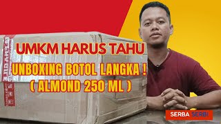 Unboxing dan Review pemakaian botol almond 250 ml