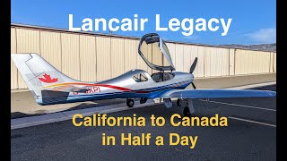 Northern California to Northern Alberta   |  Lancair Legacy