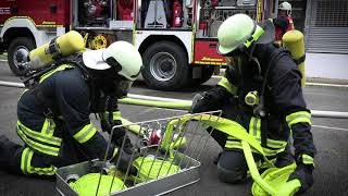 Realistische Unfalldarstellung: Übung von Feuerwehr und Rettungsdienst in Lindau