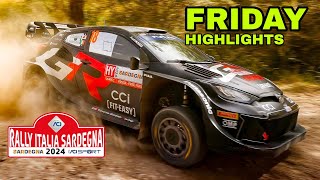 WRC RALLY ITALIA SARDEGNA 2024 | FRIDAY HIGHLIGHTS