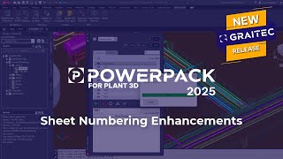 PowerPack for Plant 3D: Sheet Numbering Enhancements