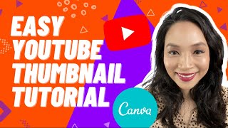 How to make a YouTube thumbnail - Easy Canva tutorial