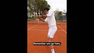 Working on the pressure shot with Patrick Mouratoglou #PatrickMouratoglou #Tennis