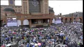 Pope holds first Mass in Brazil