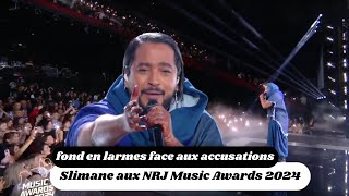 Slimane aux NRJ Music Awards 2024 : fond en larmes face aux accusations