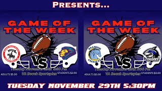 VBMS Football Semifinals Larkspur vs Bayside 5:30PM EST