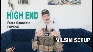 Milsim Airsoft Plate Carrier Setup