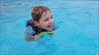 Little Gavin Baby Teaches Himself To Swim! (Recorded 7/15/2021)