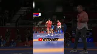 🔥🔥Hassan Yazdani - David Taylor🔥🔥🔥🔥 the confrontation between the two best wrestlers #shorts