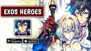 EXOS HEROES - (VERSÃO GLOBAL) - Gameplay Android, IOS - (RPG)