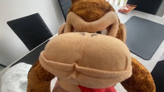 Donkey kong plush unboxing