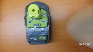 How to revive Ryobi lithium battery P108 . Quick and easy