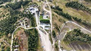 Dji Mavic 3 & Rc Pro Is 300 Meter High In Air Kvitfjell Downhill Norway 21 September 2022