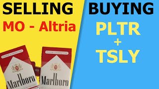 I sold MO & bought PLTR & TSLY - Higher Dividend + Growth!