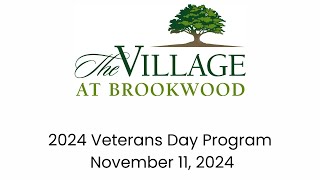 Veterans Day Progam - November 11, 2024