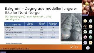 AgriCulinary webinar - Growing vegetables in Arctics